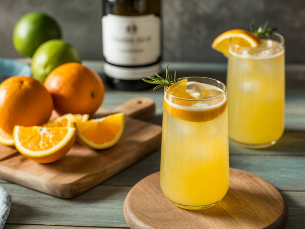 Brunch-forward pinot grigio and orange juice cocktail recipe