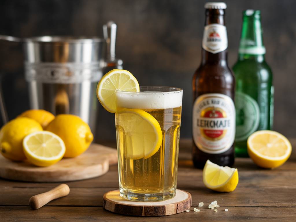 How to make beer mixed with lemonade the European way